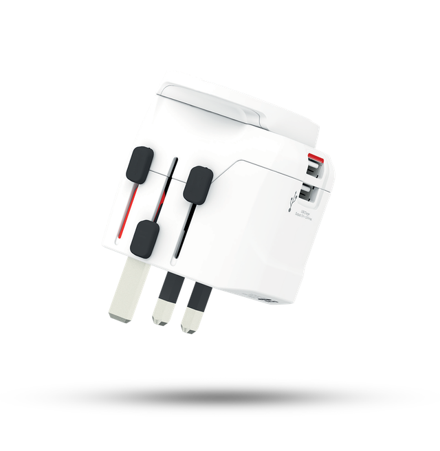 SKROSS PRO Light USB 2xA - World Travel Adapter